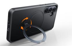 Torras Pouzdro na telefon Ostand Spin Series pro Samsung S25+ (černé)