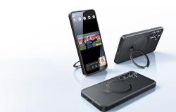 Torras Pouzdro na telefon Ostand Spin Series pro Samsung S25 (černé)