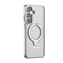 Torras Pouzdro na telefon Ostand Spin Series pro Samsung S25 (transparentní)