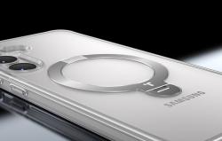 Torras Pouzdro na telefon Ostand Spin Series pro Samsung S25 (transparentní)