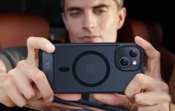 Torras Pouzdro na telefon UPRO Pstand pro iPhone 15 (průhledné)