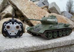 Torro RC tank T34/85 IR 1:16 zelený, RTR, proporcionální + sleva 300,- na příslušenství