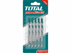TOTAL-TOOLS Plátky do přímočaré pily, dřevo, 5ks TOTAL-TOOLS Plátky do přímočaré pily, dřevo, 5ks