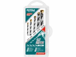 TOTAL-TOOLS Vrtáky do betonu, sada 5ks TOTAL-TOOLS Vrtáky do betonu, sada 5ks