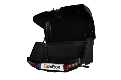 TowBox V5, černý přepravní box na tažné