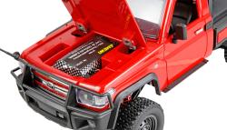 Toyota Land Cruiser Crawler 4WD 1:12 RTR červená odtahovka LED