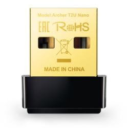 TP-Link Archer T2U Nano - AC600 Wi-Fi USB Adapter, Nano Size, USB 2.0 TP-Link Archer T2U Nano - AC600 Wi-Fi USB Adapter, Nano Size, USB 2.0