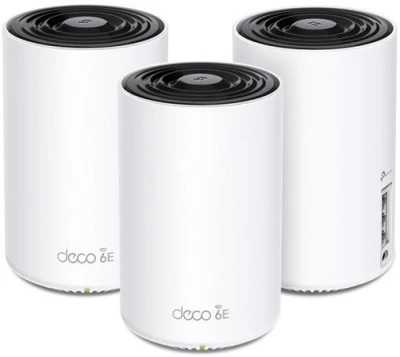 TP-Link Deco XE75 Pro(3-pack) - Multi-Gig 2,5 Gbps AXE5400 třípásmový Meshový Wi-Fi 6E systém, HomeShield (3-pack)