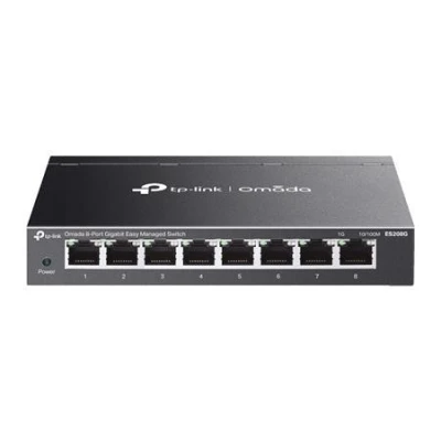 TP-Link ES208G Omada 8portový gigabitový Easy Managed Switch TP-Link ES208G Omada 8portový gigabitový Easy Managed Switch