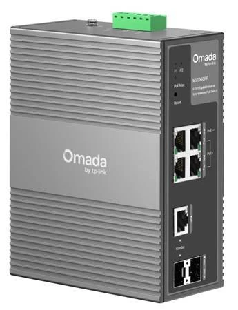 TP-Link IES206GPP Omada 6portový gigabitový průmyslový Easy Managed Switch s 3 porty PoE+ a 1 portem PoE++ TP-Link IES206GPP Omada 6portový gigabitový průmyslový Easy Managed Switch s 3 porty PoE+ a 1 portem PoE++