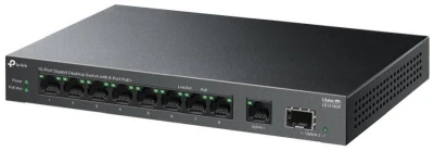 TP-Link LS1210GP Switch 1x GLAN, 8x GLAN s PoE+, 1x SFP, 61W TP-Link LS1210GP Switch 1x GLAN, 8x GLAN s PoE+, 1x SFP, 61W