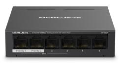 TP-Link MERCUSYS MS106LP - 6portový stolní switch 10/100 Mb/s se 4 porty PoE+ TP-Link MERCUSYS MS106LP - 6portový stolní switch 10/100 Mb/s se 4 porty PoE+