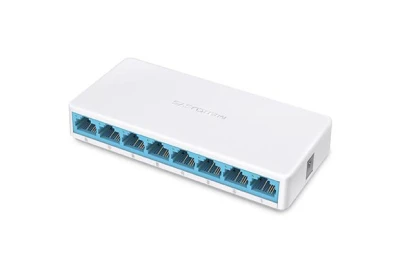 TP-Link MERCUSYS MS108, 8-port 10/100M mini Desktop Switch, 8 10/100M RJ45 ports, Plastic case TP-Link MERCUSYS MS108, 8-port 10/100M mini Desktop Switch, 8 10/100M RJ45 ports, Plastic case