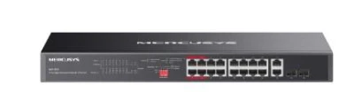 TP-Link Mercusys MS120GP 20portový gigabitový rackový switch s 16 porty PoE+