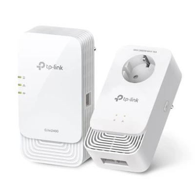 TP-Link PGW2440 KIT Sada powerline adaptéru a zásuvky G.hn2400 s Wi-Fi 6 AX1800 TP-Link PGW2440 KIT Sada powerline adaptéru a zásuvky G.hn2400 s Wi-Fi 6 AX1800