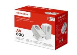 TP-Link Sada Powerline AV600 s průchozí zásuvkou TP-Link Sada Powerline AV600 s průchozí zásuvkou