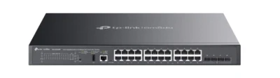 TP-Link SG5428XMPP Omada 24portový gigabitový stohovatelný switch Lite L3 se správou PoE++ a 4× 10G sloty