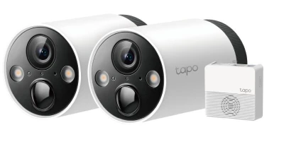 TP-Link Tapo C420S2 - 2×Tapo C420, 1×Tapo H200 - Venkovní IP kamery na baterii, WiFi, 2K QHD (2560 × 1440 px) 113° ONVIF TP-Link Tapo C420S2 - 2×Tapo C420, 1×Tapo H200 - Venkovní IP kamery na baterii, WiFi, 2K QHD (2560 × 1440 px) 113° ONVIF