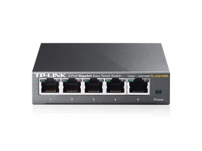 TP-Link TL-SG105E 5xLan Gigabit Desktop Easy Smart Switch, MTU/Port/Tag-based VLAN, QoS, IGMP Snooping TP-Link TL-SG105E 5xLan Gigabit Desktop Easy Smart Switch, MTU/Port/Tag-based VLAN, QoS, IGMP Snooping