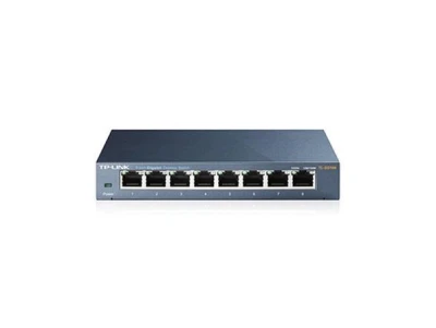 TP-Link TL-SG108 switch 8xLan 10/100/1000Mbps, kovový TP-Link TL-SG108 switch 8xLan 10/100/1000Mbps, kovový
