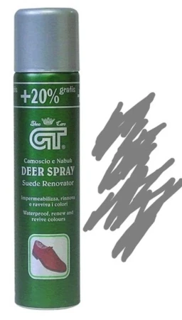 Tradigo Giovanni Šedé renovátor na semiš GT Deer Spray 250 ml POUZE červená (VÝPRODEJ)
