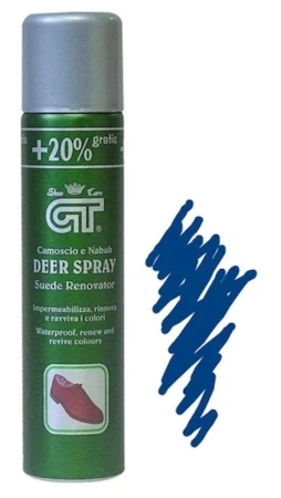 Tradigo Giovanni Šedé renovátor na semiš GT Deer Spray 250 ml POUZE červená (VÝPRODEJ)