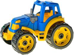 Traktor baby barevný plastový 25cm volný chod na písek 2 barvy