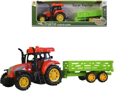 Traktor plastový farmársky set s prívesom na batérie CZ Svetlo Zvuk Traktor plastový farmársky set s prívesom na batérie CZ Svetlo Zvuk