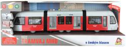 Tramvaj MHD česká na setrvačník hlásí stanice na baterie Světlo Zvuk CZ