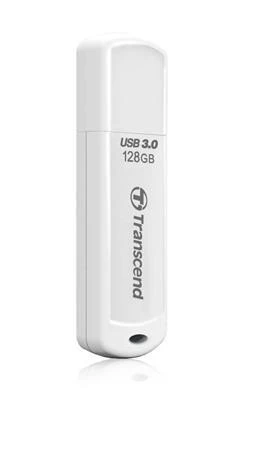 Transcend 128GB JetFlash 730 USB 3.1 flash disk, bílý Transcend 128GB JetFlash 730 USB 3.1 flash disk, bílý