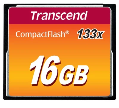 Transcend 16GB CF (133X) paměťová karta (MLC) Transcend 16GB CF (133X) paměťová karta (MLC)