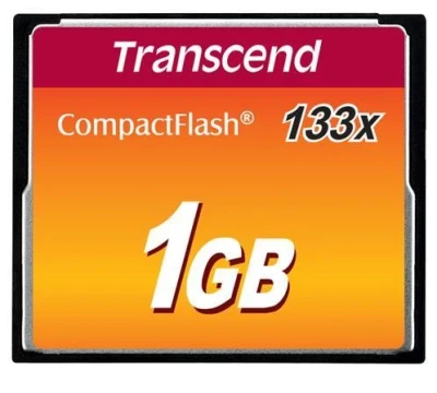 Transcend 1GB CF (133X) paměťová karta Transcend 1GB CF (133X) paměťová karta