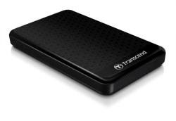 TRANSCEND 1TB StoreJet 25A3, 2.5”, USB 3.0 (3.1 Gen 1) Stylový externí odolný hard disk, černý se vzorem TRANSCEND 1TB StoreJet 25A3, 2.5”, USB 3.0 (3.1 Gen 1) Stylový externí odolný hard disk, černý se vzorem