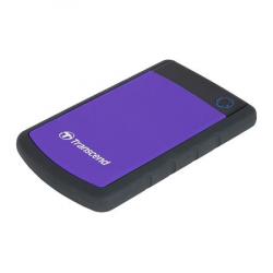TRANSCEND 1TB StoreJet 25H3P SLIM, 2.5”, USB 3.0 (3.1 Gen 1) Externí Anti-Shock disk, tenký profil, černo/fialový TRANSCEND 1TB StoreJet 25H3P SLIM, 2.5”, USB 3.0 (3.1 Gen 1) Externí Anti-Shock disk, tenký profil, černo/fialový