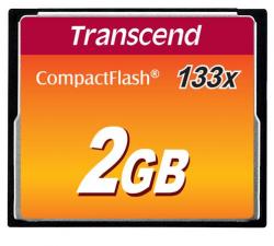 Transcend 2GB CF (133X) paměťová karta (MLC)