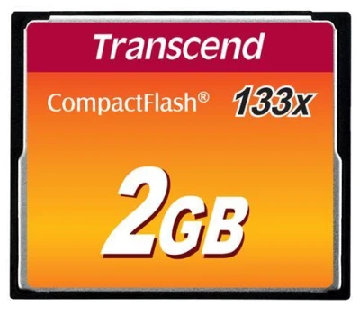 Transcend 2GB CF (133X) paměťová karta (MLC) Transcend 2GB CF (133X) paměťová karta (MLC)
