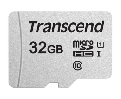 Transcend 32GB microSDHC 300S UHS-I U1 (Class 10) paměťová karta (bez adaptéru) Transcend 32GB microSDHC 300S UHS-I U1 (Class 10) paměťová karta (bez adaptéru)
