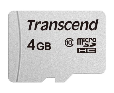 Transcend 4GB microSDHC 300S (Class 10) paměťová karta (bez adaptéru) Transcend 4GB microSDHC 300S (Class 10) paměťová karta (bez adaptéru)