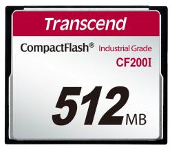 Transcend 512MB INDUSTRIAL TEMP CF200I CF CARD, paměťová karta (SLC) Transcend 512MB INDUSTRIAL TEMP CF200I CF CARD, paměťová karta (SLC)