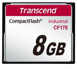 Transcend 8GB INDUSTRIAL CF CARD CF170 paměťová karta (MLC) Transcend 8GB INDUSTRIAL CF CARD CF170 paměťová karta (MLC)