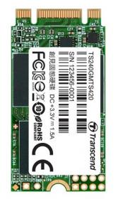 TRANSCEND MTS420S 240GB SSD disk M.2 2242, SATA III (3D TLC), 500MB/s R, 430MB/s W TRANSCEND MTS420S 240GB SSD disk M.2 2242, SATA III (3D TLC), 500MB/s R, 430MB/s W