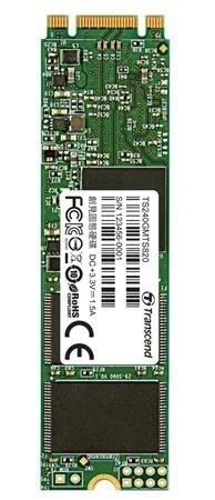 Transcend MTS820S 240GB SSD disk M.2 2280, SATA III (TLC), 500MB/s R, 430MB/s W