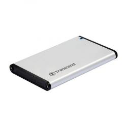 Transcend StoreJet 25S3 externí rámeček pro 2.5" HDD/SSD, SATA III, USB 3.0, celohliníkový, stříbrný Transcend StoreJet 25S3 externí rámeček pro 2.5" HDD/SSD, SATA III, USB 3.0, celohliníkový, stříbrný