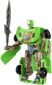 Transformer auto/robot 14cm transrobot bojový Zelený s přeměnou 2v1
