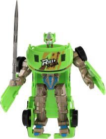 Transformer auto/robot 14cm transrobot bojový Zelený s přeměnou 2v1