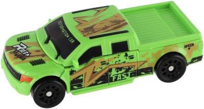 Transformer auto/robot 14cm transrobot bojový Zelený s přeměnou 2v1