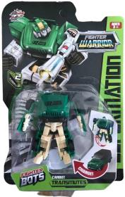 Transrobot skládací auto / robot s přeměnou 2v1 2 barvy