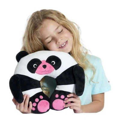 Travel Blue Chi Chi The Panda černobílý dětský cestovní polštářek