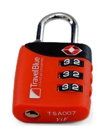 Travel Blue Combi TSA Lock Red Travel Blue Combi TSA Lock Red