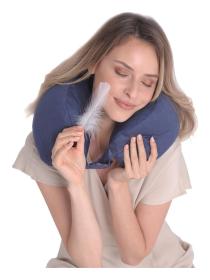 Travel Blue Hypno Neck Pillow Dark Blue Grey